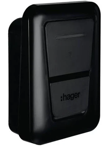 Borne Hager Witty 7.4 kW Monophasé - Prise T2S + Prise TE