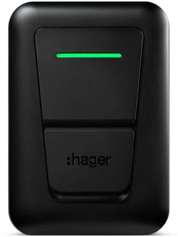 Borne Hager Witty 7.4 kW Monophasé - Prise T2S + Prise TE