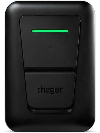 Borne Hager Witty 7.4 kW Monophasé - Prise T2S + Prise TE